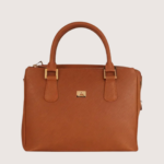 Sienna Luxe Brown Leather Handbag