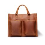 THE DAGMAR LEATHER MESSENGER BAG