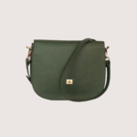 Green Ember Leather Handbag