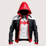 Batman Arkham Knight Red Hood Jason Todd Leather Jacket + Vest