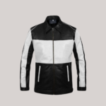 Nova Rev’it Vintage Black-white Leather Jacket