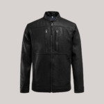 Thunder Storm Black Biker Leather Jacket