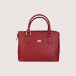 Sienna Luxe Maroon Leather Handbag