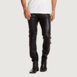 Men's Lambskin Leather Pant - Skinny Leather Pant