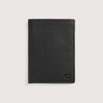 Bernardi Black Leather Travel Wallet
