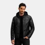 Men's Swingarm 3-in-1 Leather Jacket - Tall