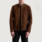 Zen Brown Suede Biker Jacket