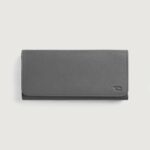 Taylor Grey Leather Continental Wallet