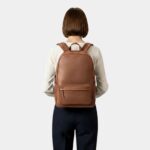 The Philos Brown Leather Backpack