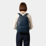 The Philos Midnight Blue Leather Backpack