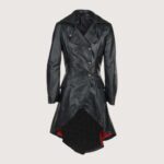 Double Breasted Gothic Raven Black Coat