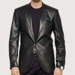 Genuine Leather Blazer for Men