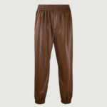 Comfy Leather Jogging Pants