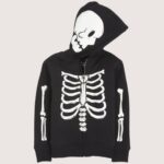 Skeleton Zip up Hoodie