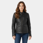 Women's H-D Flex Layering System Captains Leather Jacket Outer Layer