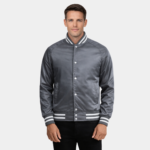 Xander Grey Varsity Jacket
