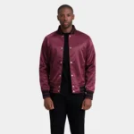 Xander Maroon Varsity Jacket