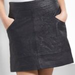 FLIRTY LEATHER SKIRT
