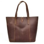THE TAAVI TOTE HANDCRAFTED LEATHER TOTE BAG