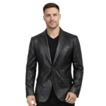 Men's Lambskin Leather Blazer - Sture