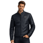Men's Triple-Vent System 2.0 Black Leather Jacket - Eldar